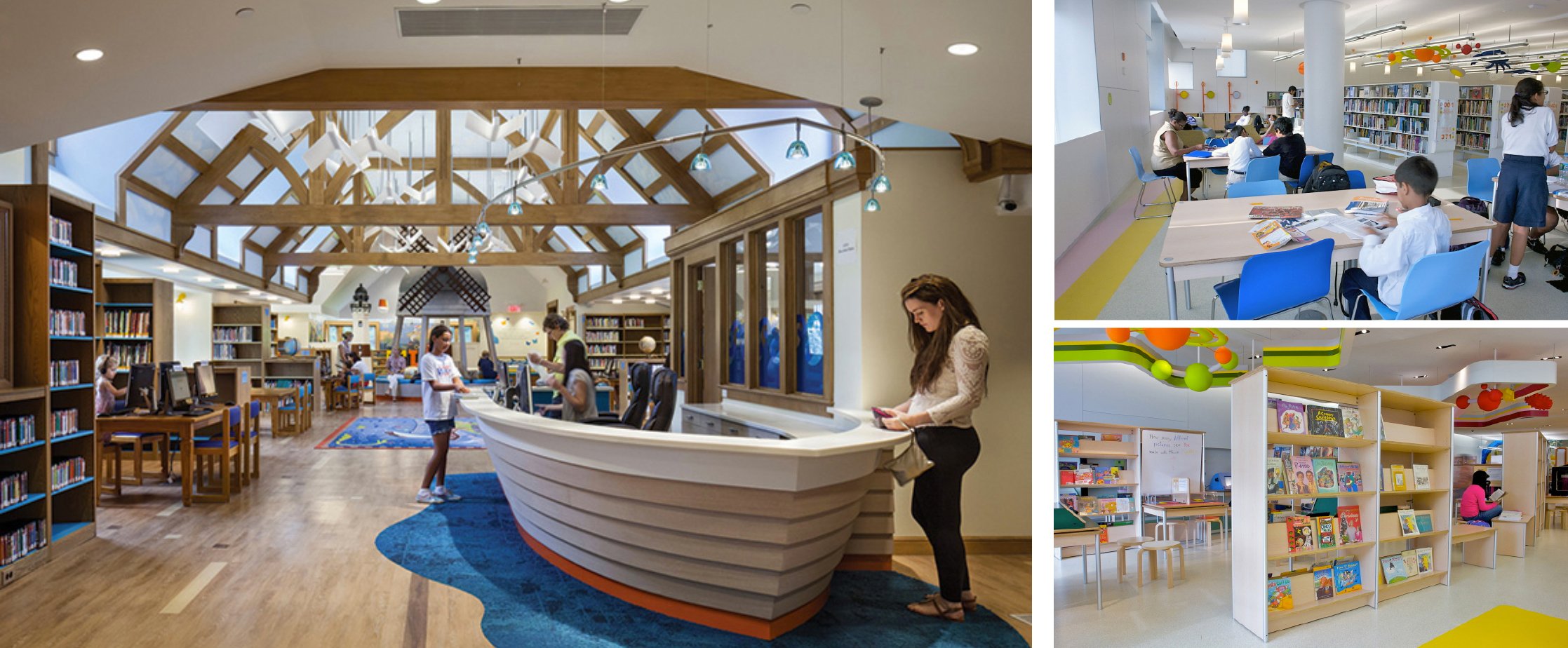 Library space designed for diverse community learning needs